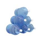 Three bottles of mineral water